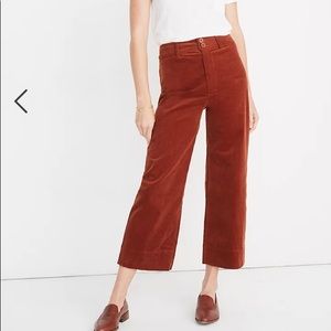 Apiece apart Merida rust wide leg corduroy pant size 0